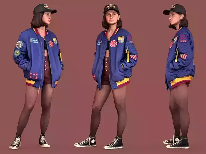 Cheeky Girl 3D model