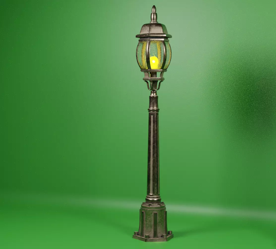 Street Lamp 55 Free low-poly 3D model