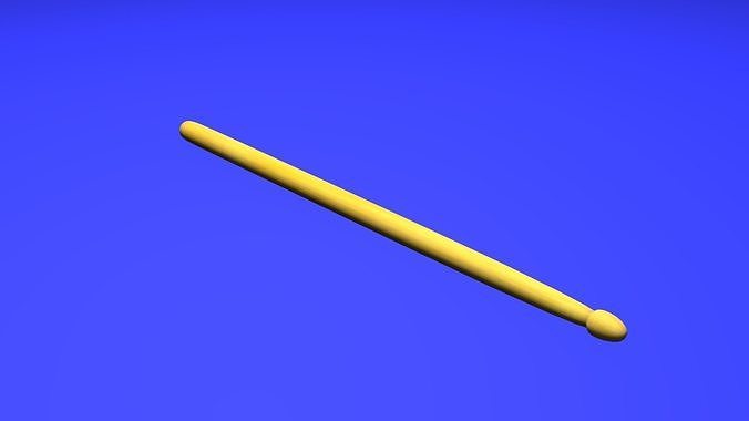 Drumstick stick Free 3D model