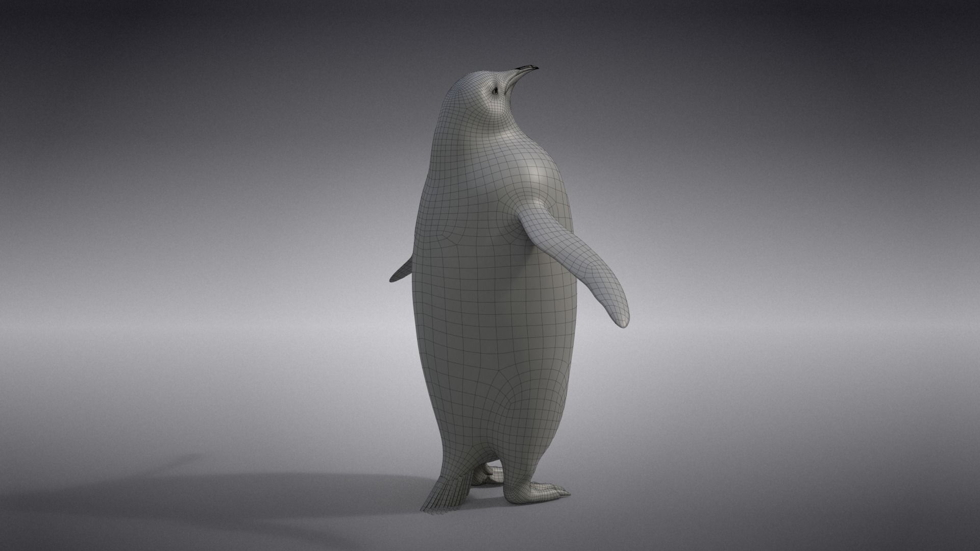 Emperor Penguin Rigged  VFX Grace 3D model_19