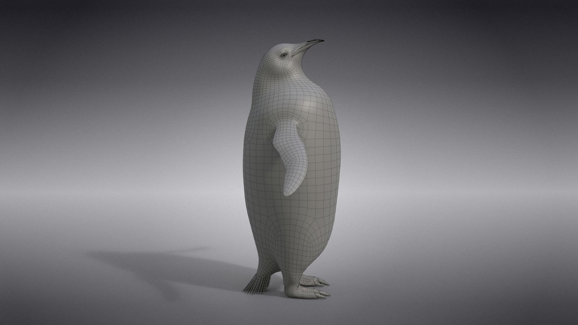 Emperor Penguin Rigged  VFX Grace 3D model_18