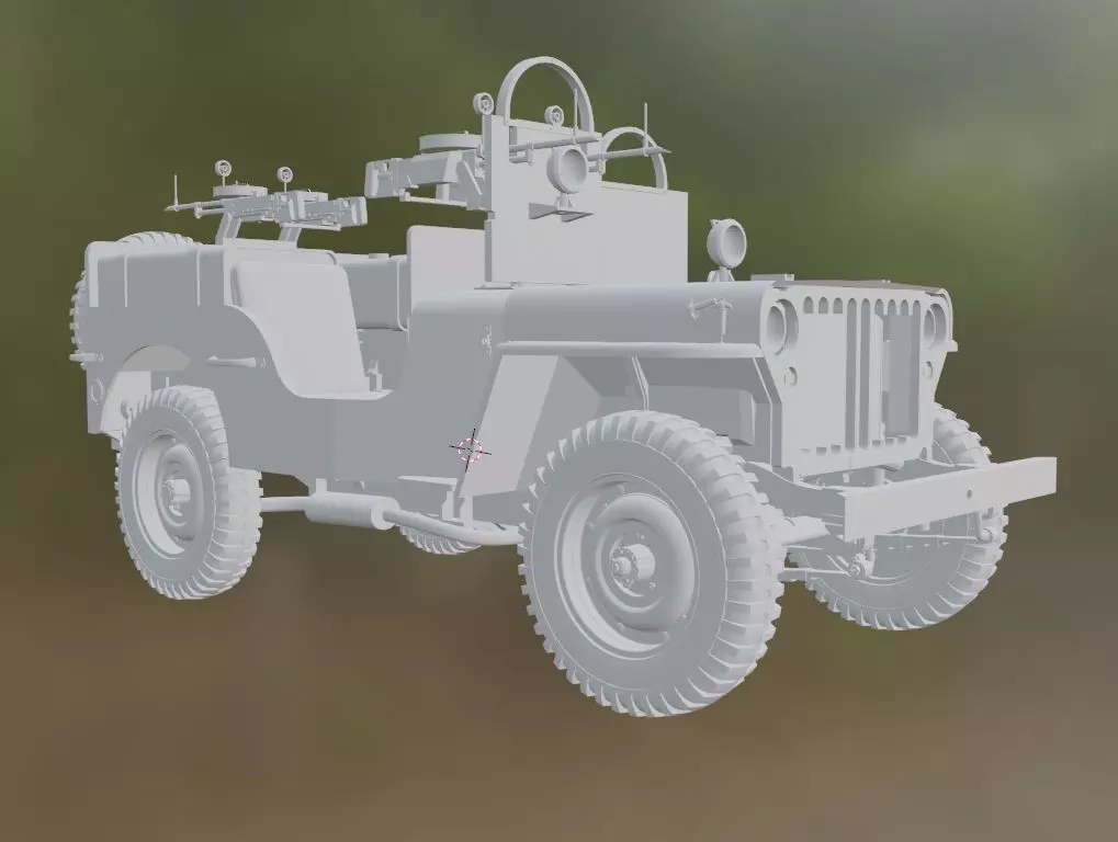 Jeep Willys SAS Europ 3D print model