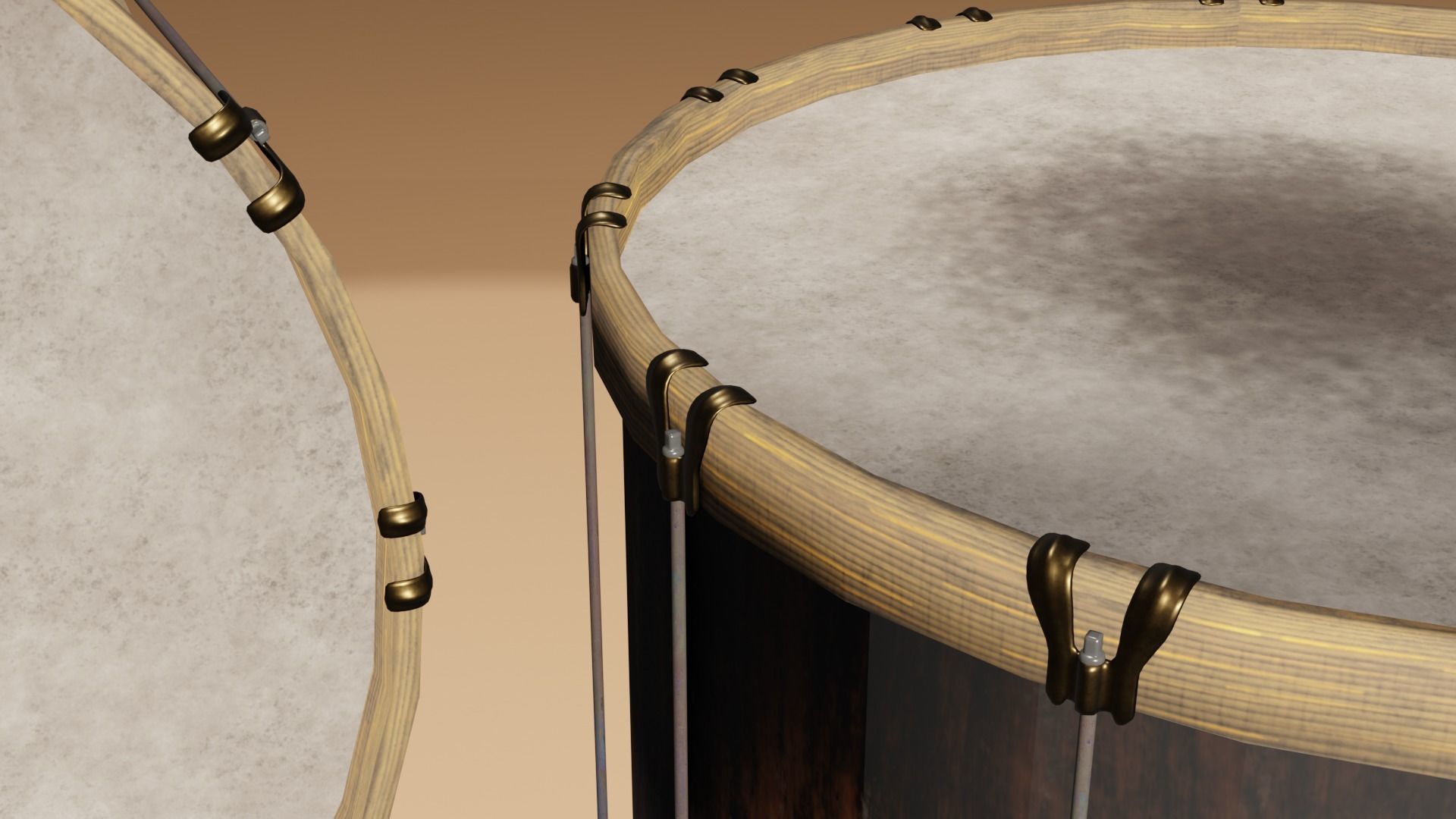 Field Drum 3D model_2