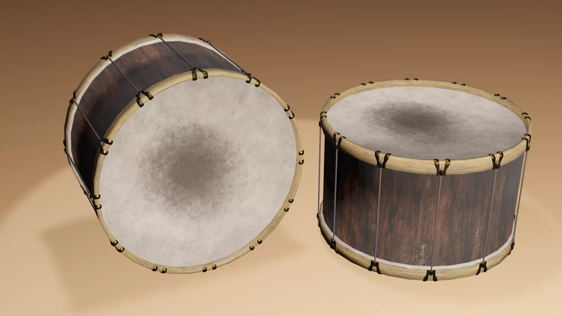 Field Drum 3D model_0