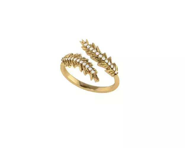 Ring-Piniongems1mm gold leaf stud earrings with diamonds