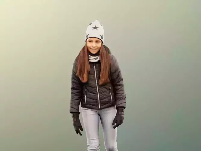 Layla 12417 - Walking Girl Winter Outfit