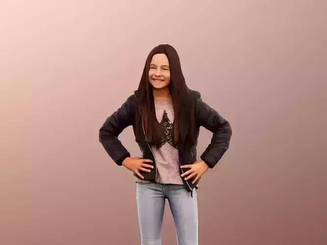 Layla 12414 - Standing Casual Girl