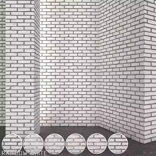 Vandersanden Brick Rainbow White