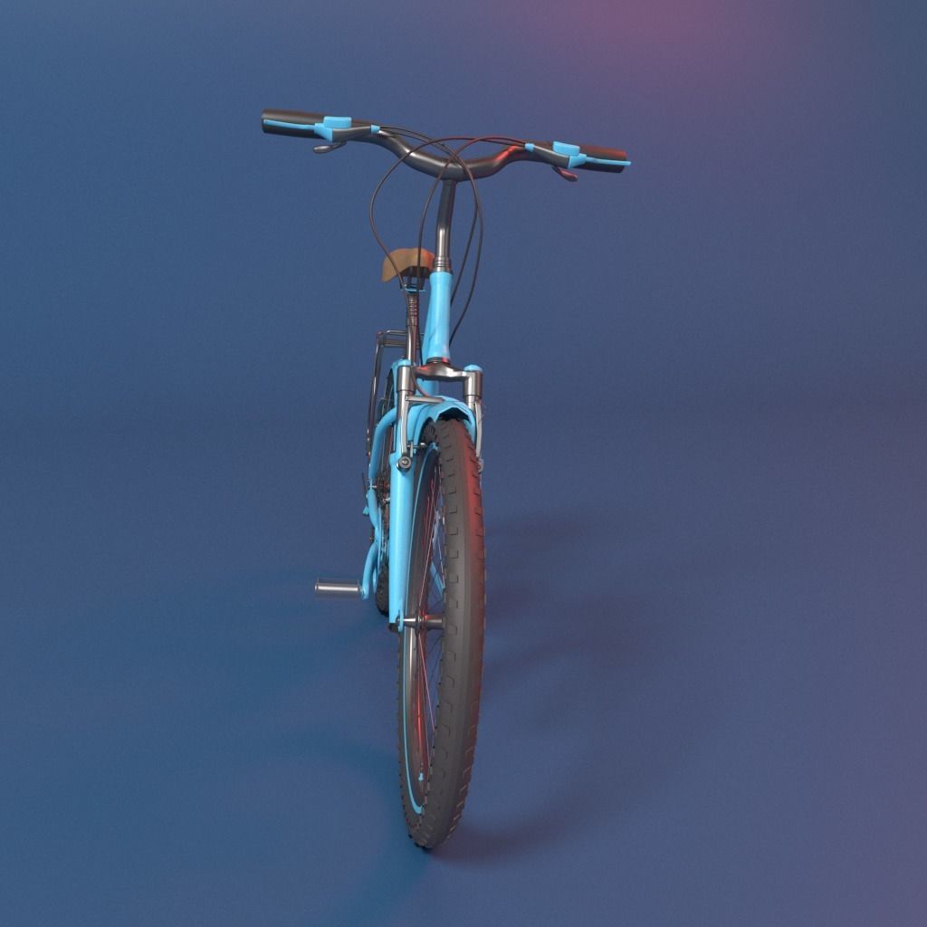 Vintage Bicycle  3D model_6