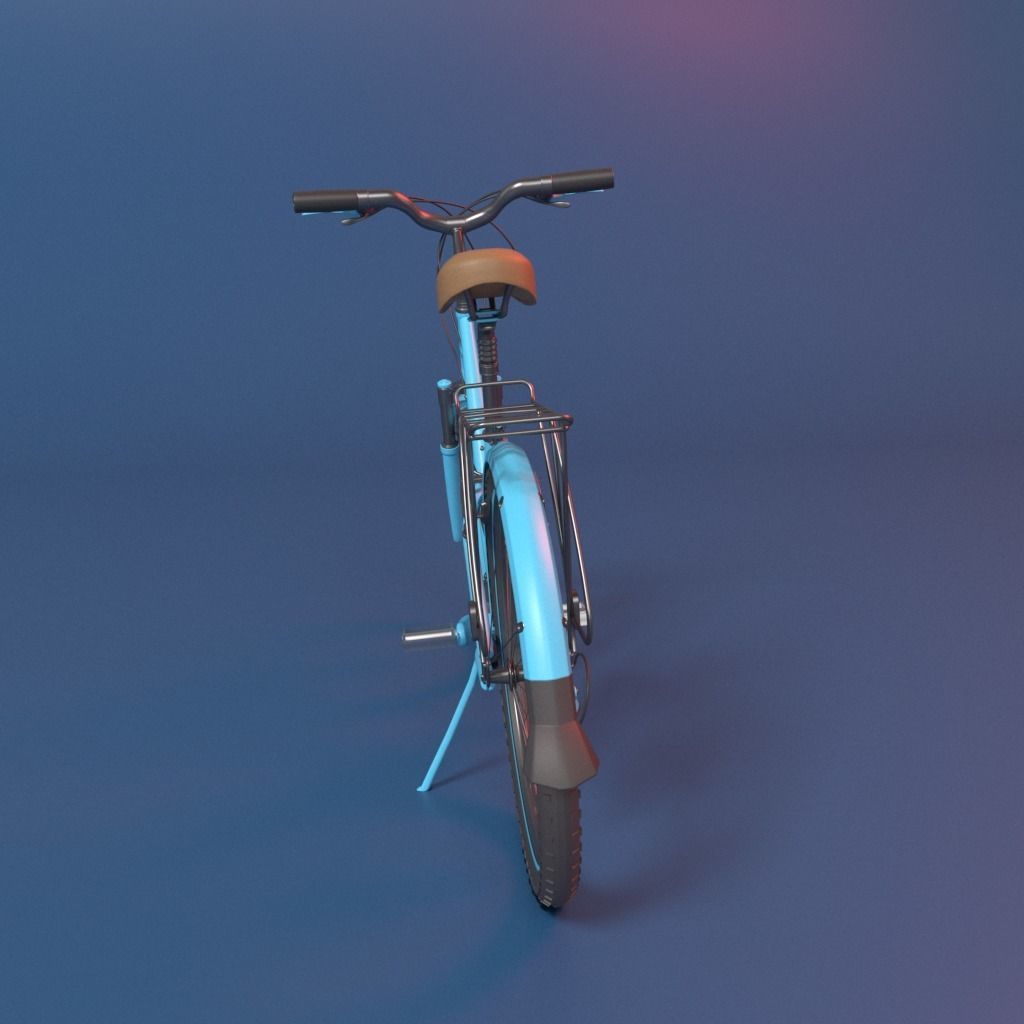 Vintage Bicycle  3D model_3