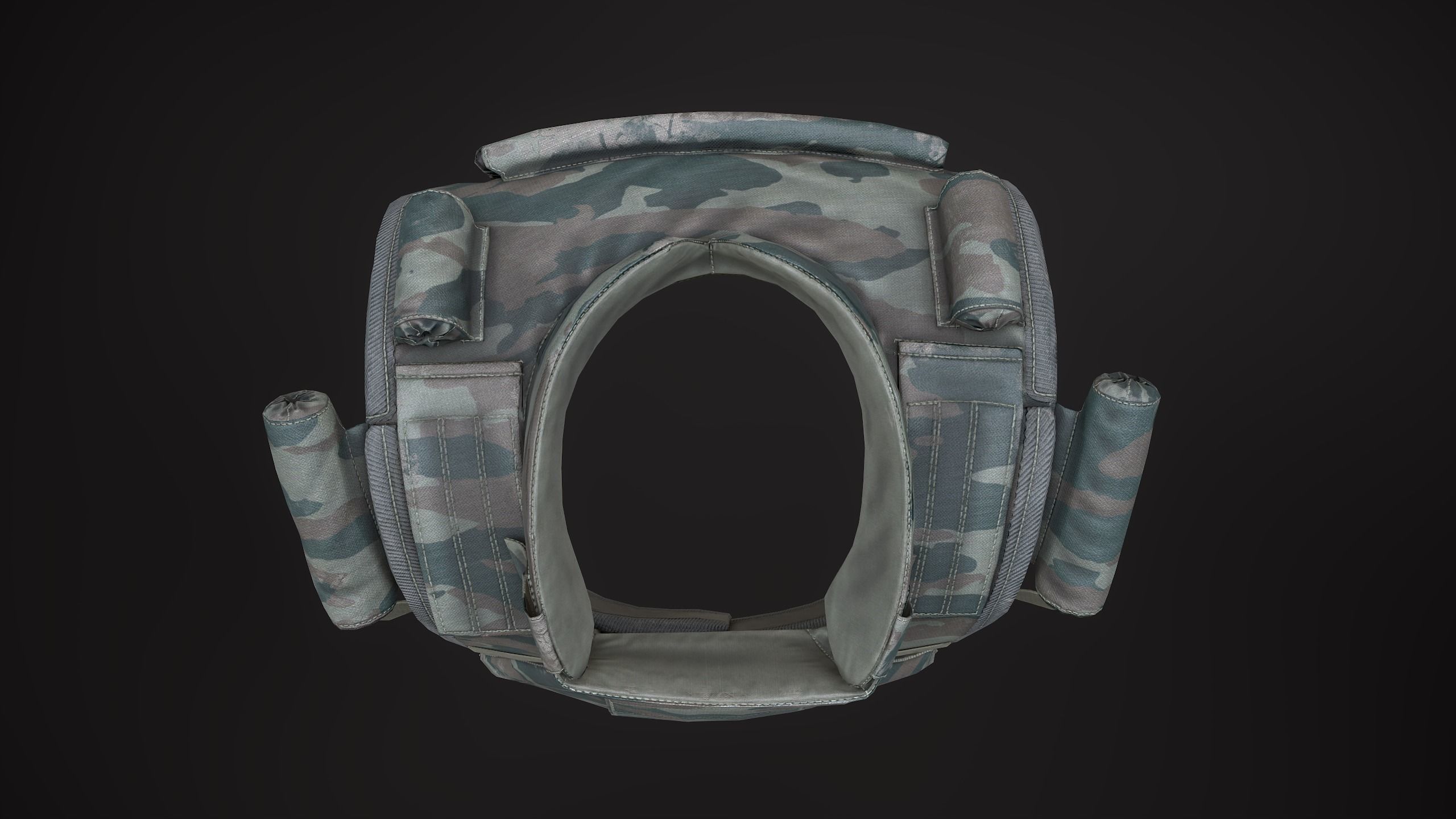 6B13 Assault Body Armor Low-poly 3D model_14