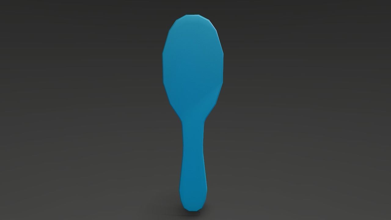 Barber Tool Low-poly 3D model_17