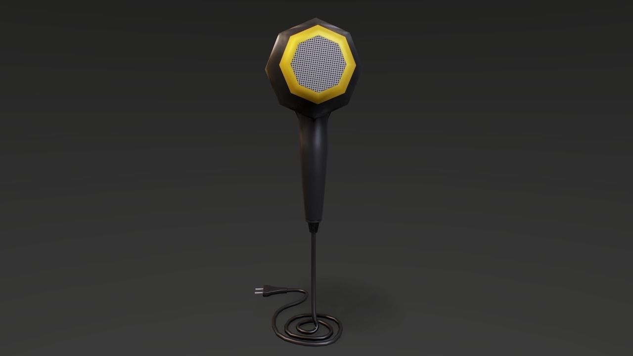 Barber Tool Low-poly 3D model_5