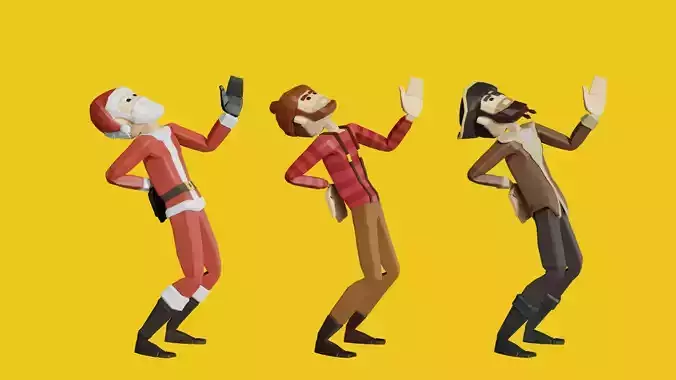 Stylized Lowpoly Characters Pack