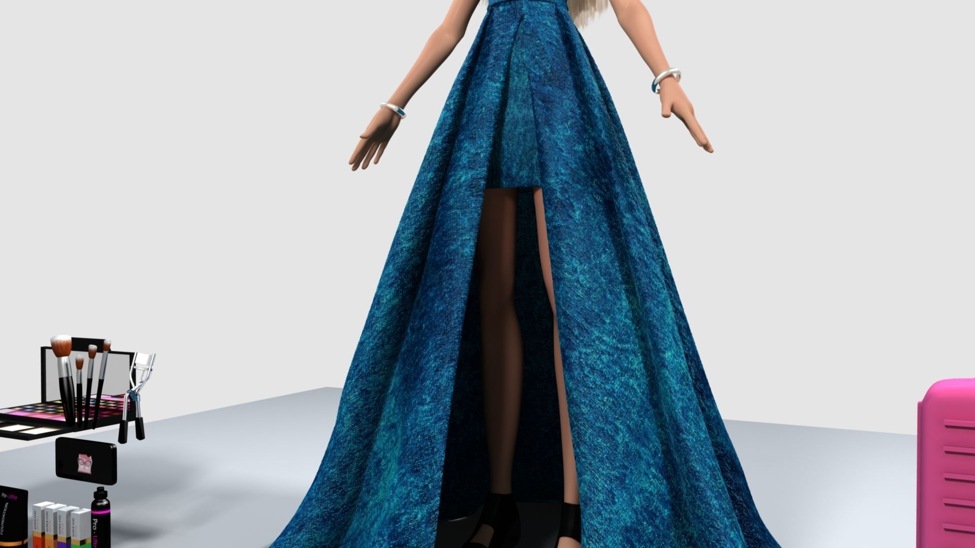 Barbie  Doll 3D model_28