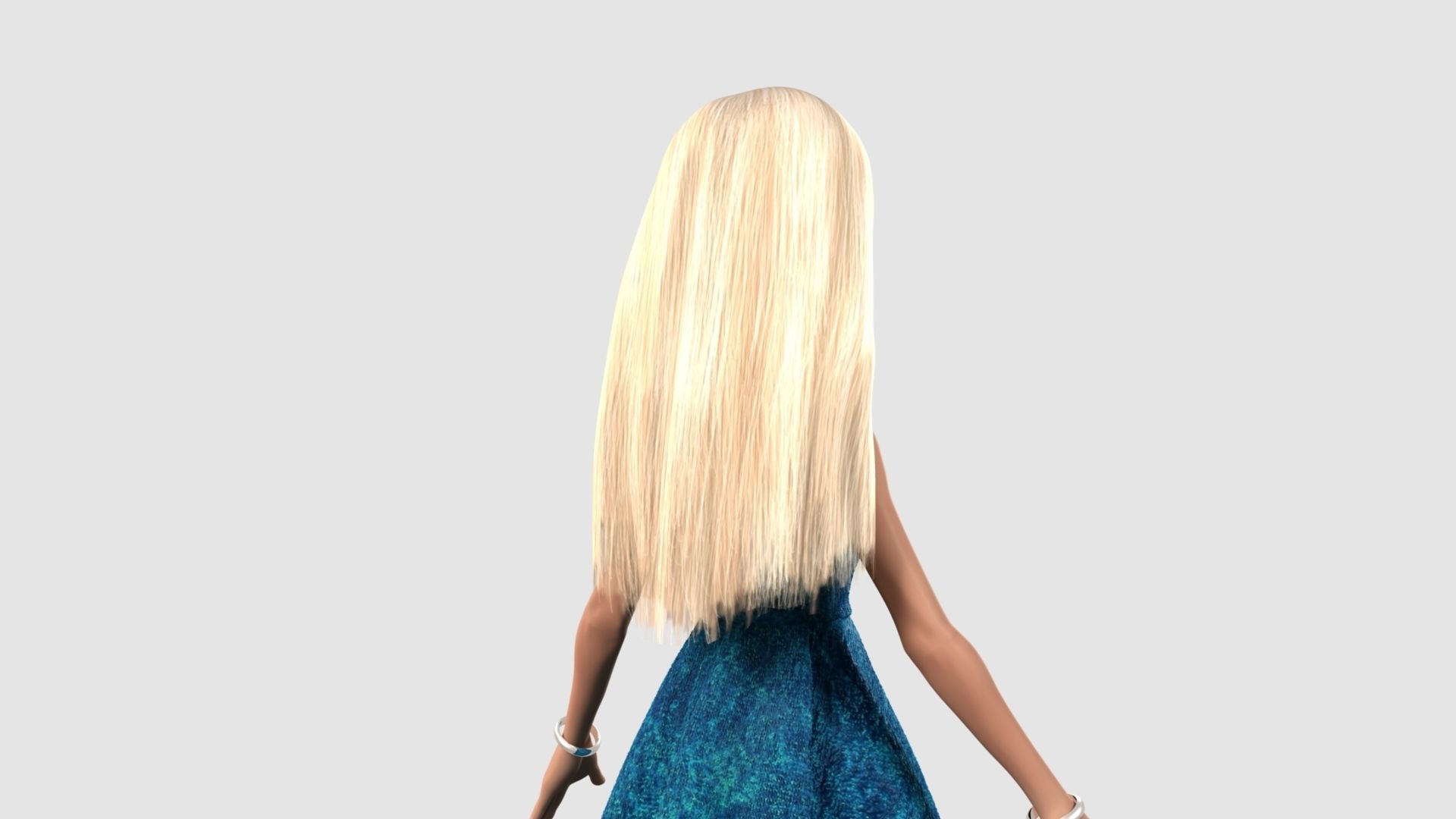 Barbie  Doll 3D model_24