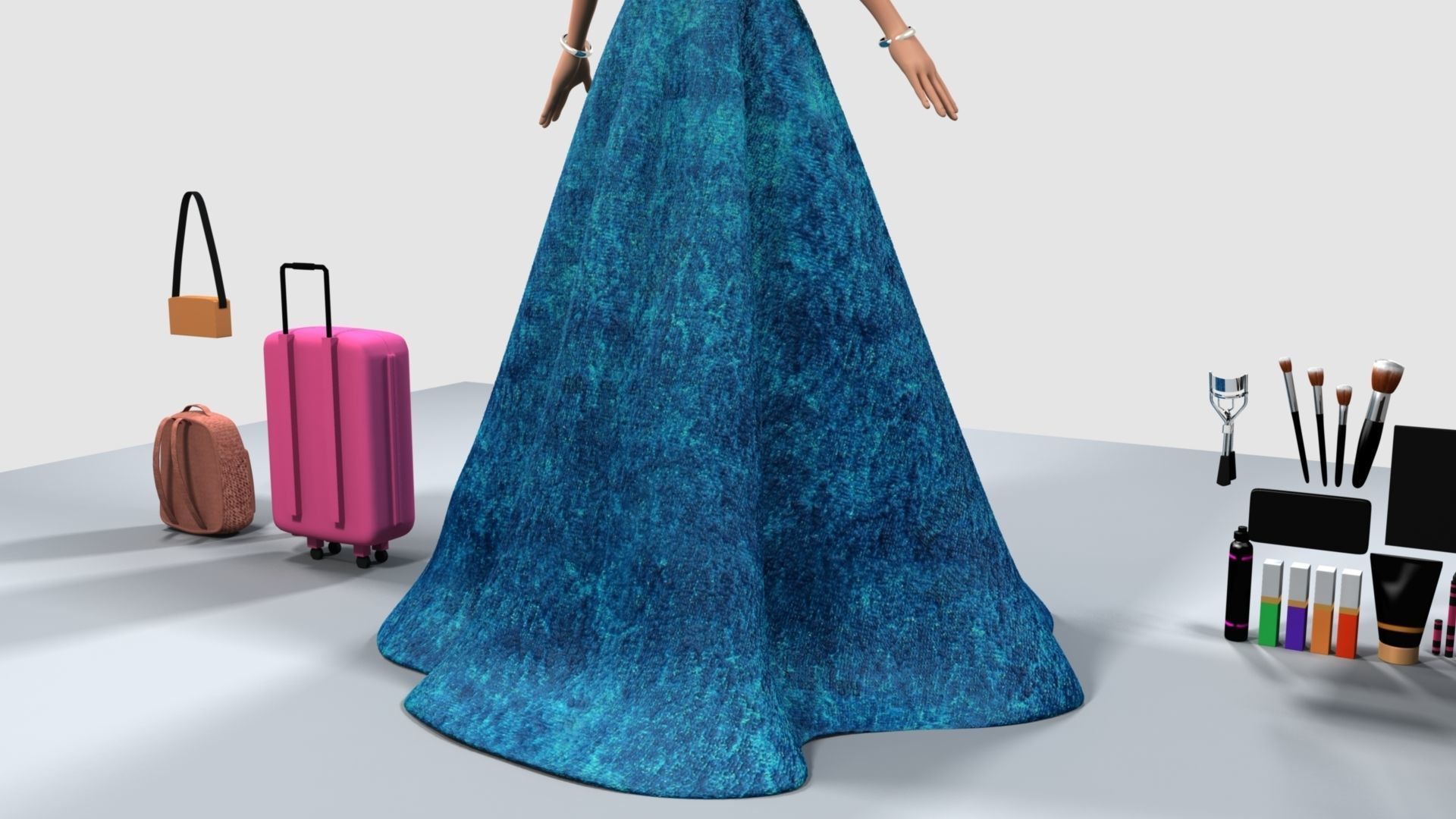 Barbie  Doll 3D model_29