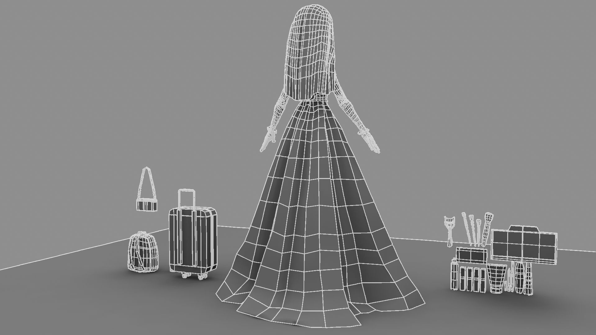 Barbie  Doll 3D model_19