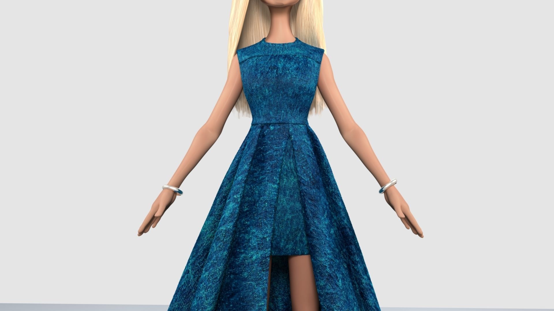 Barbie  Doll 3D model_17