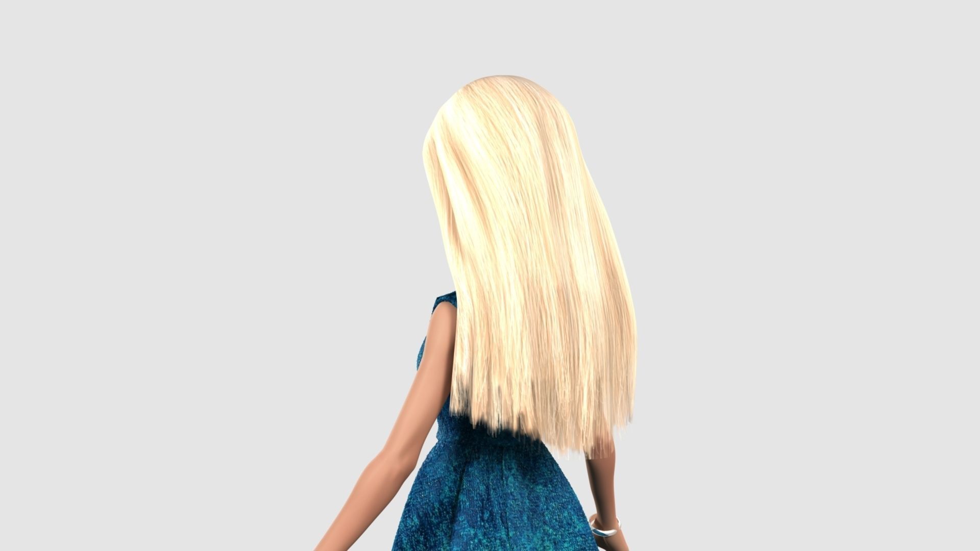 Barbie  Doll 3D model_9
