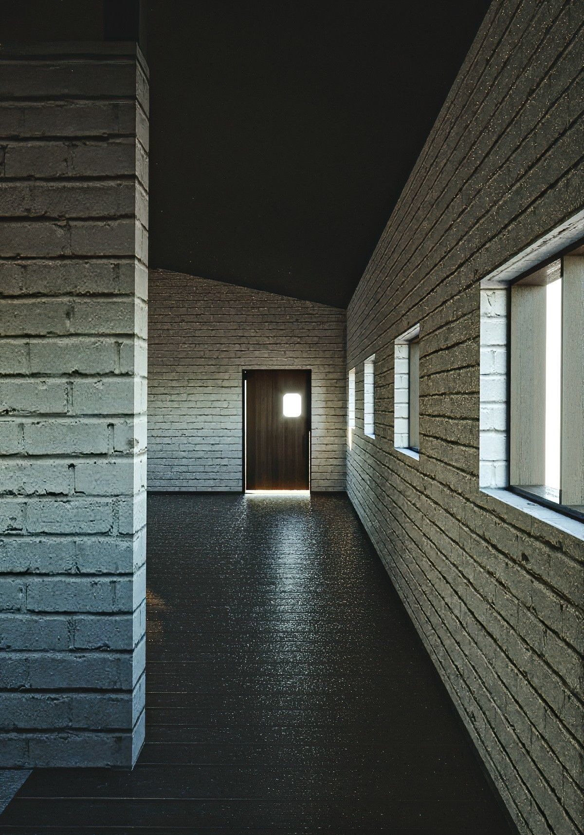 Army Barracks Low-poly 3D model_5