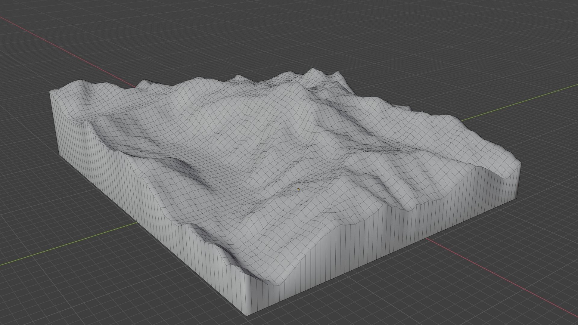 Haramosh Mountain Low-poly 3D model_7