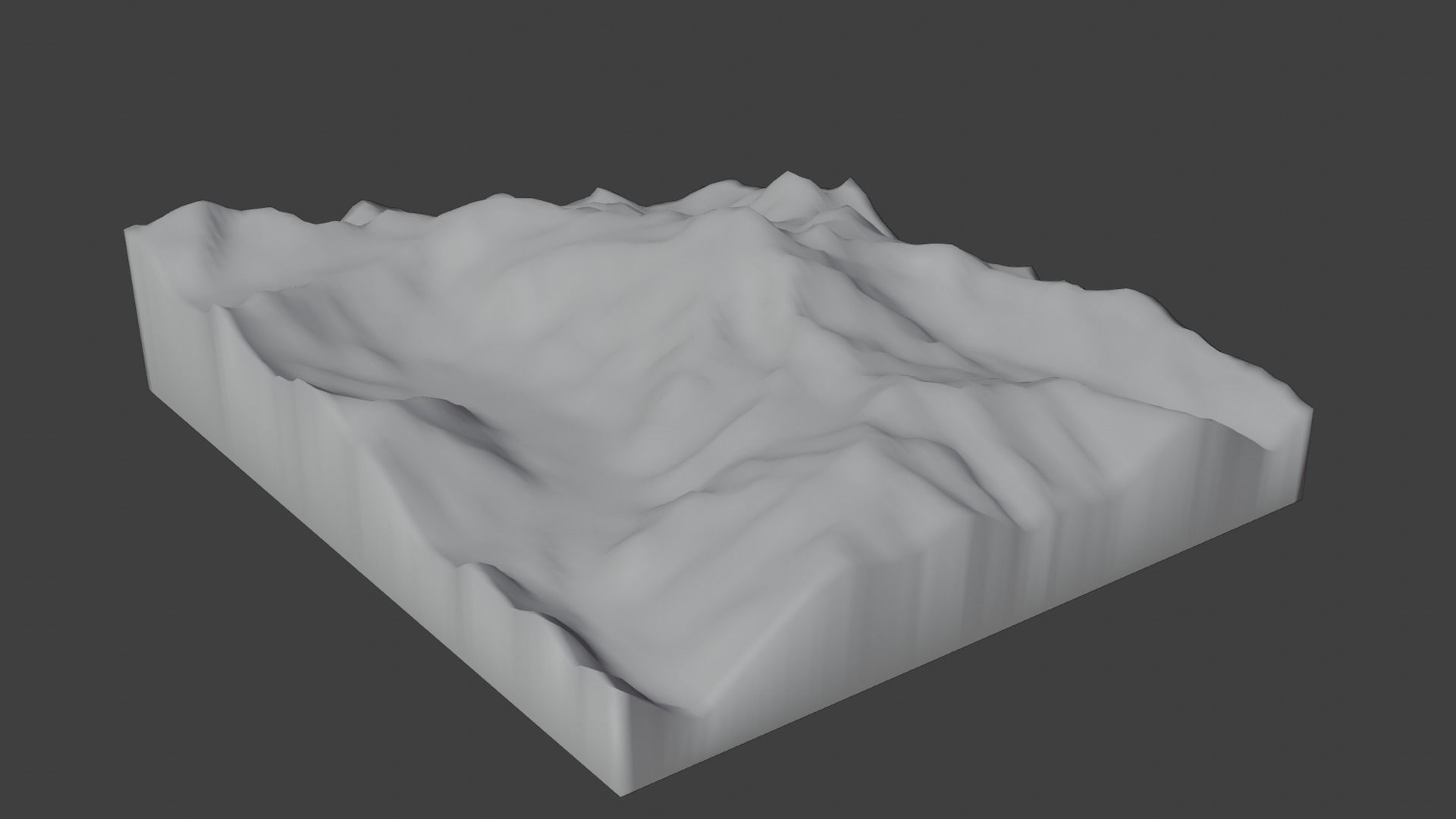 Haramosh Mountain Low-poly 3D model_9