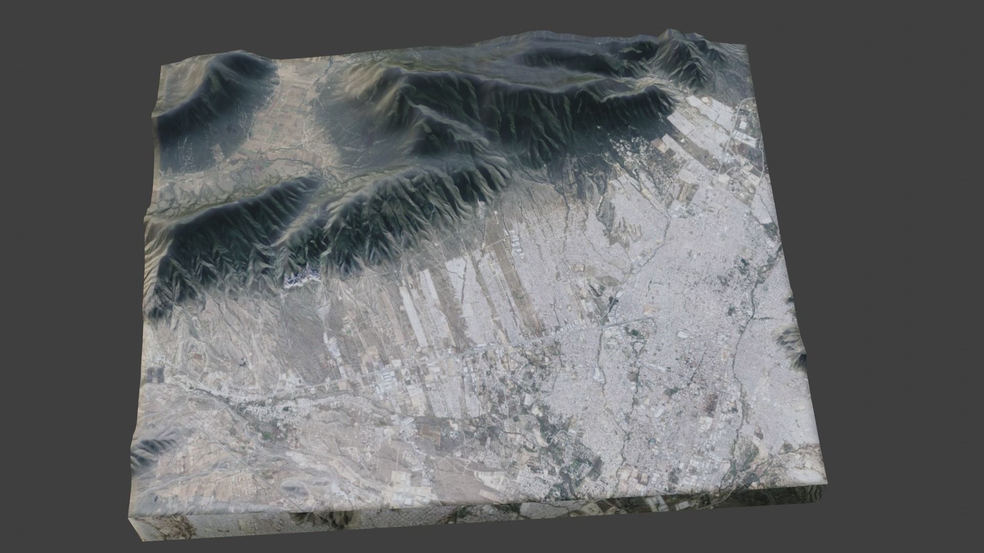 Himalchuli Mountain Low-poly 3D model_5