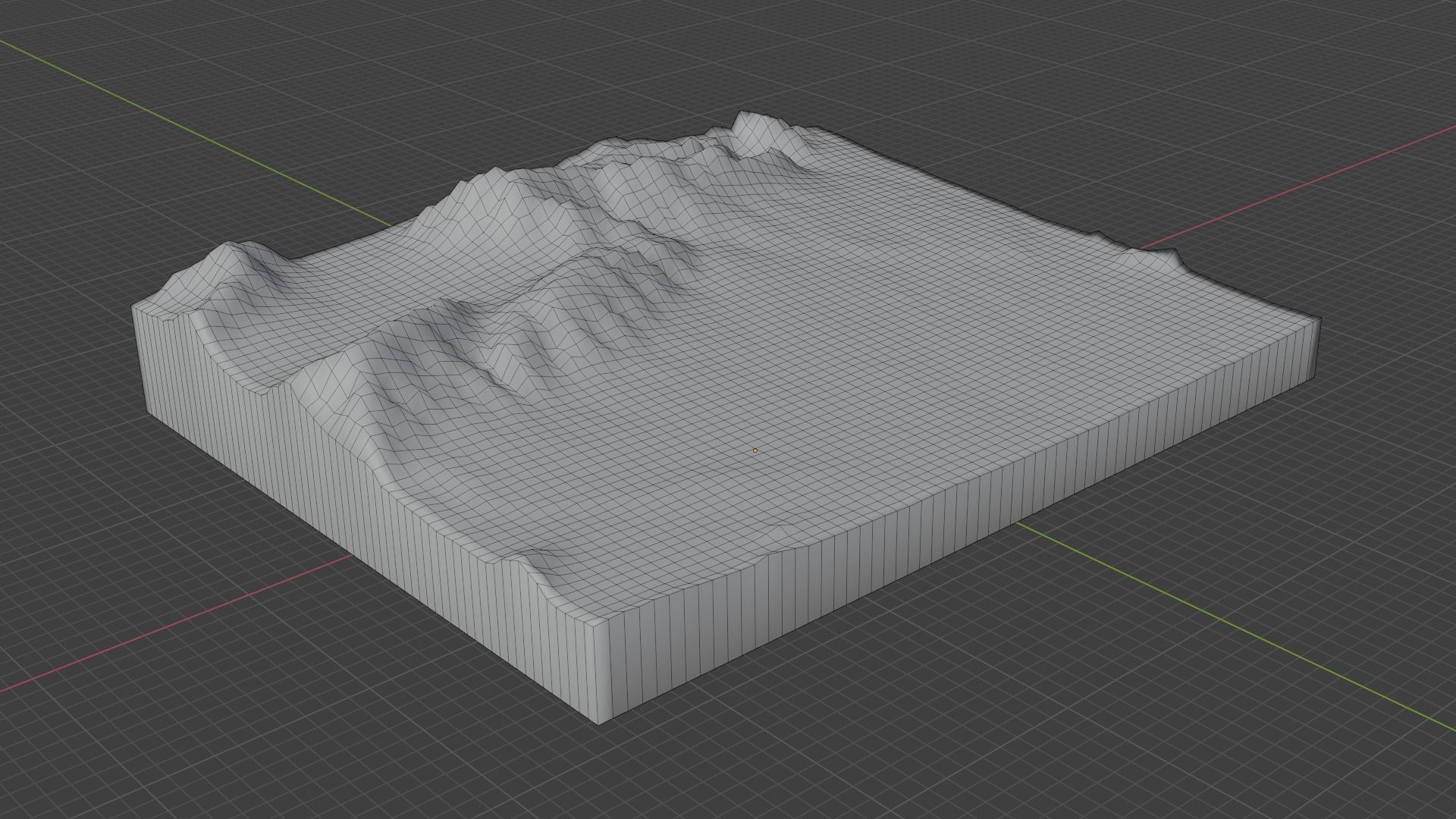 Himalchuli Mountain Low-poly 3D model_7