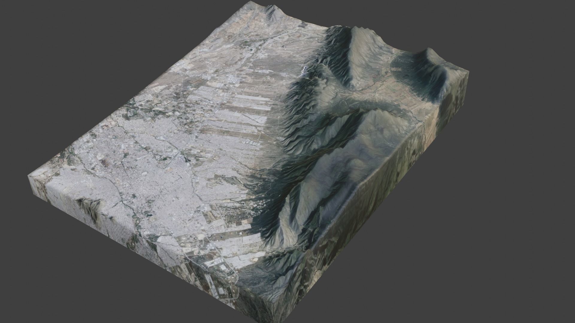 Himalchuli Mountain Low-poly 3D model_4