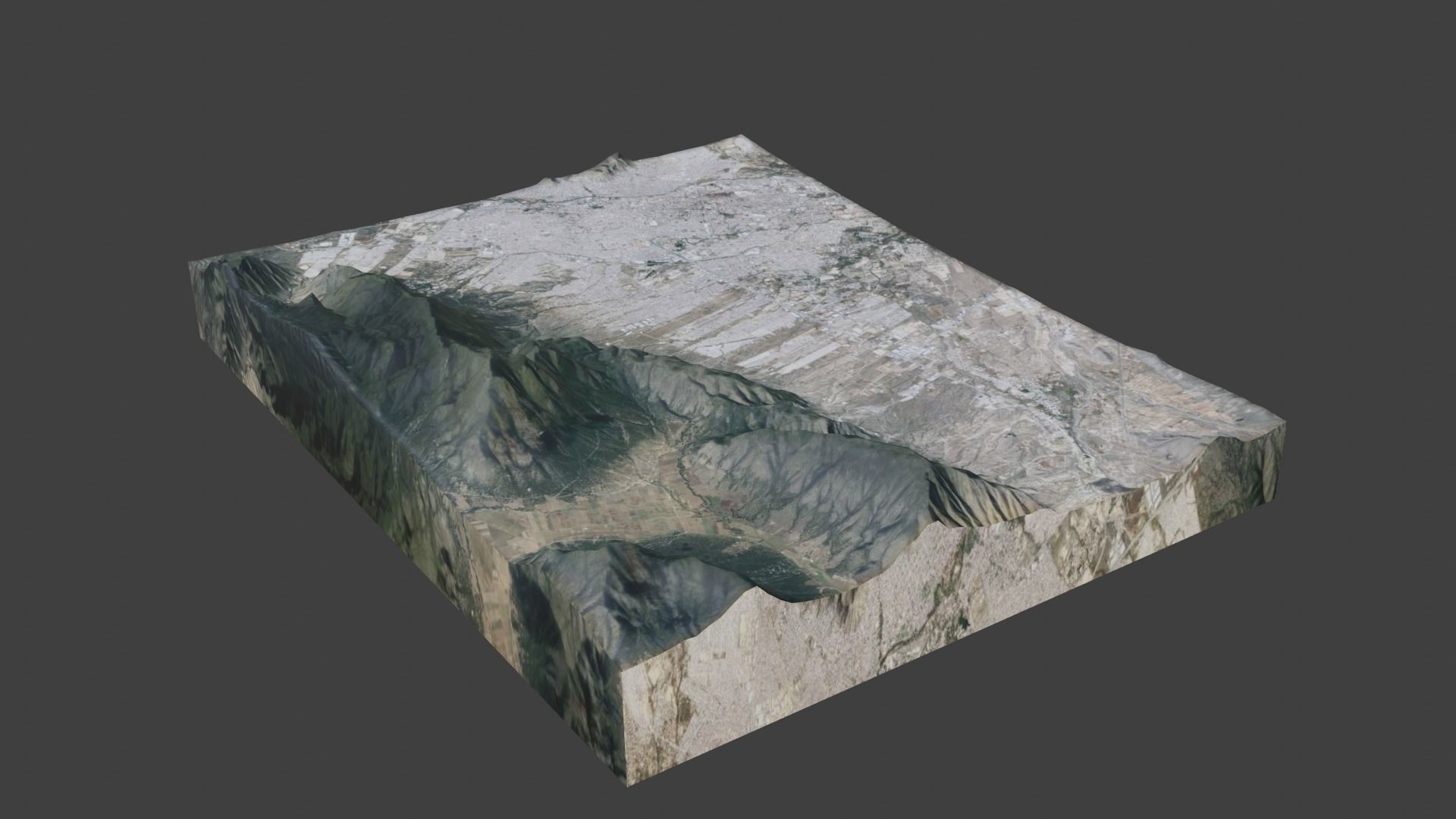Himalchuli Mountain Low-poly 3D model_2