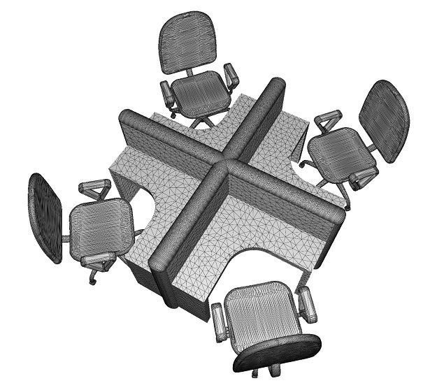 Fabulous Modular Workstation 3D model_5