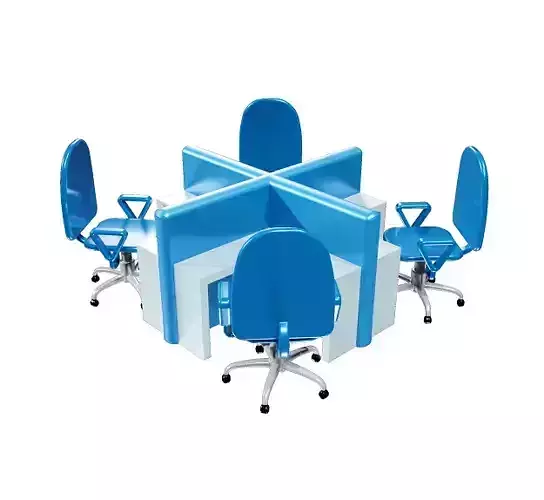 Fabulous Modular Workstation 3D model