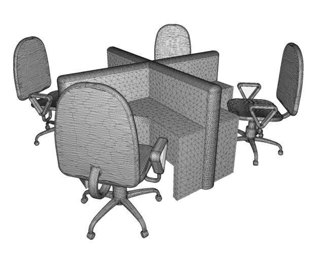 Fabulous Modular Workstation 3D model_4