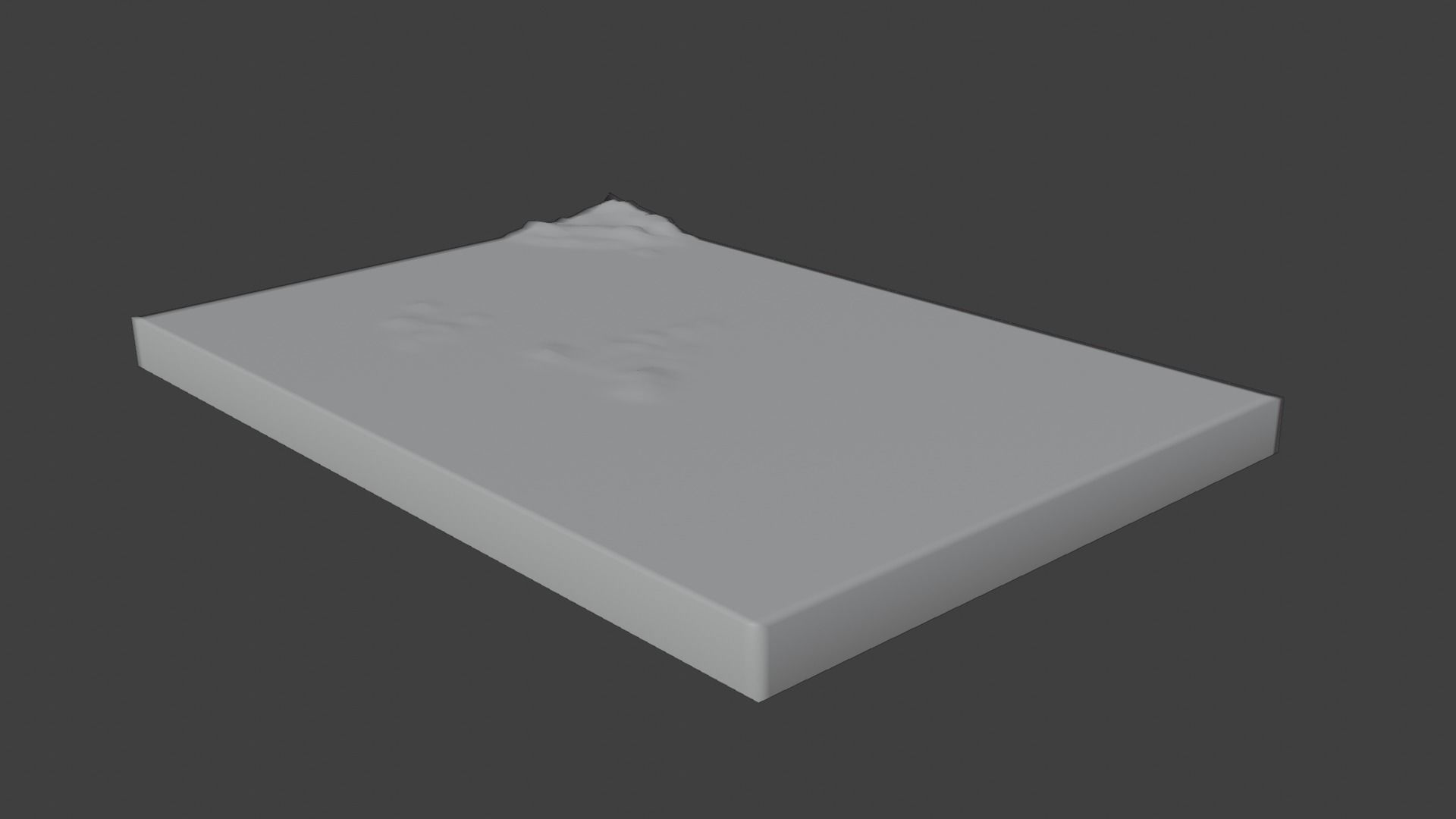 Kamet Mountain Low-poly 3D model_9