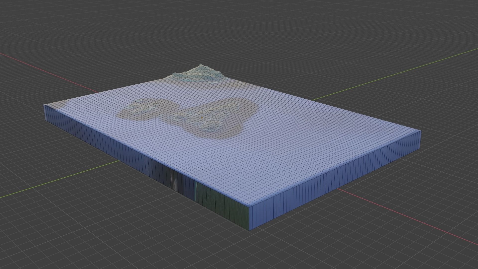 Kamet Mountain Low-poly 3D model_6