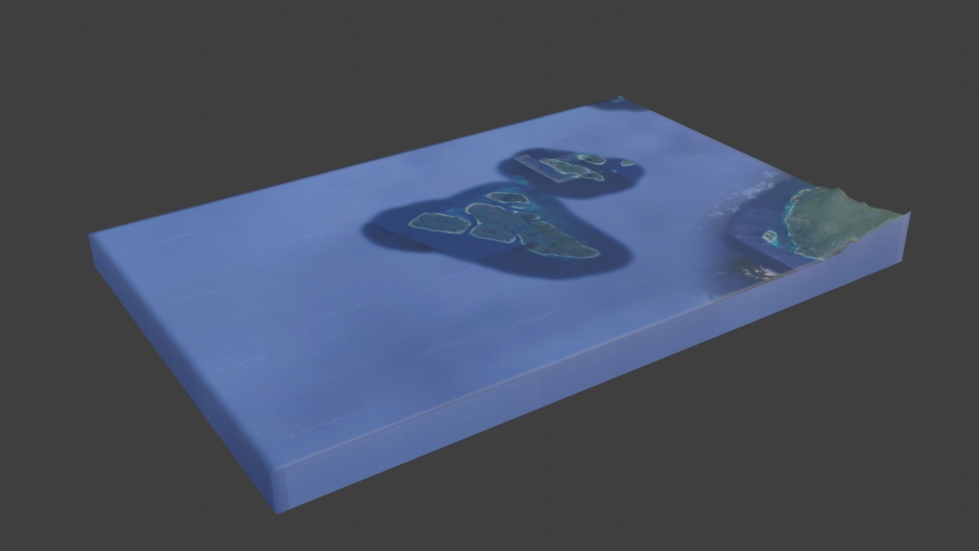 Kamet Mountain Low-poly 3D model_3