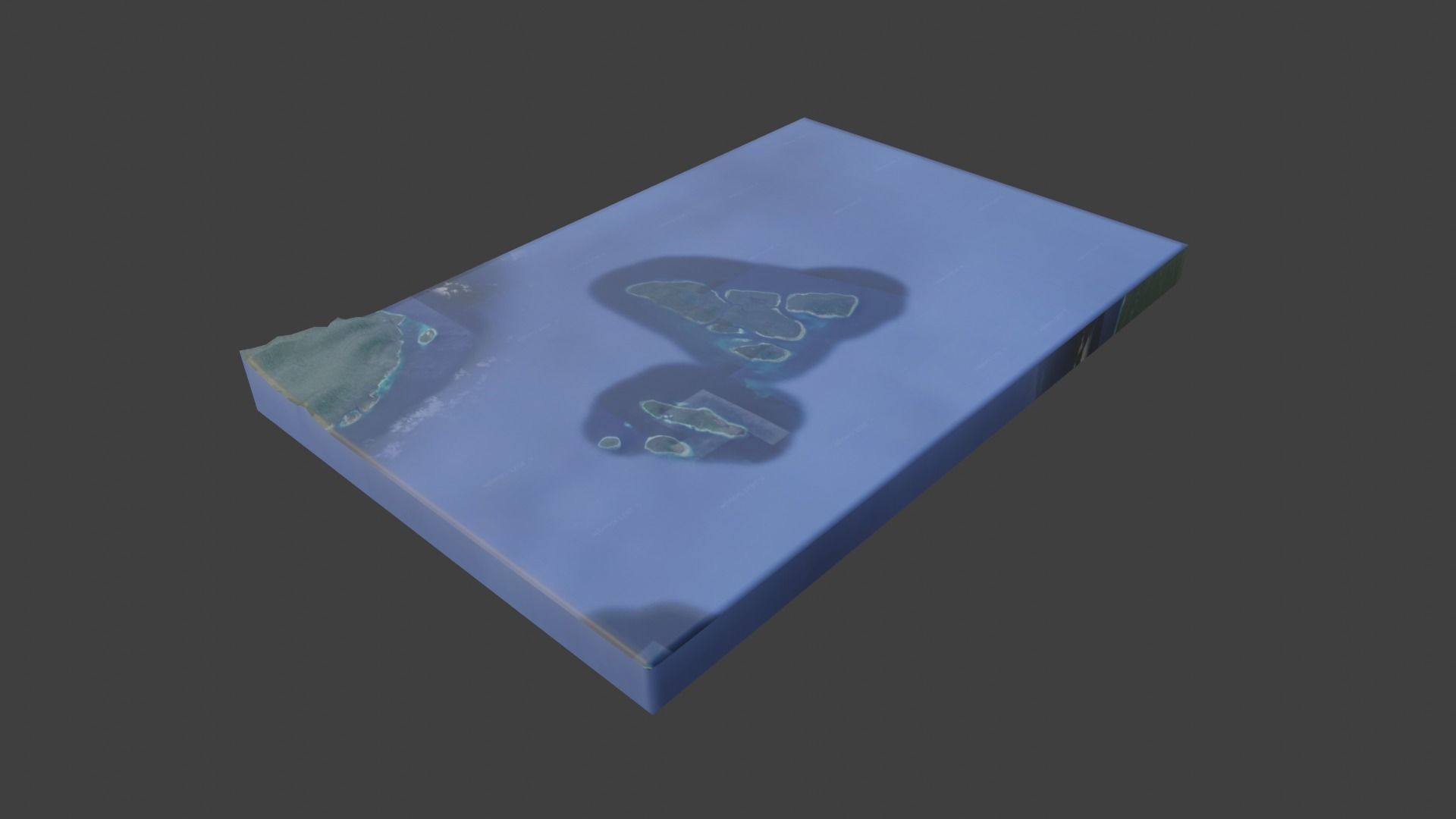 Kamet Mountain Low-poly 3D model_1