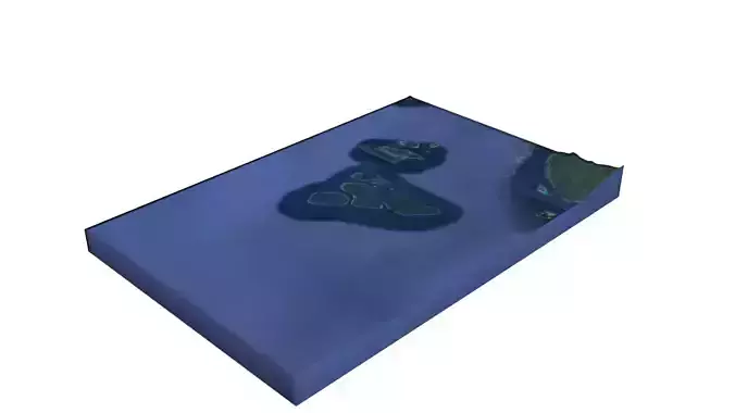 Kamet Mountain Low-poly 3D model Kamet Mountain Low-poly 3D model