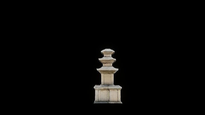 Korean Traditional Pagoda SeokTop 3D model