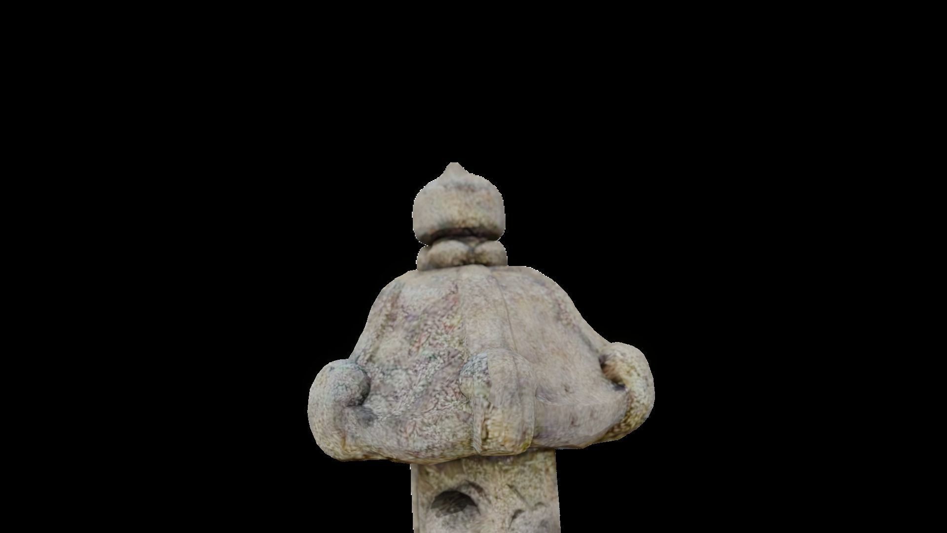 Korean Traditional Stupa SariraTop 3D model_5