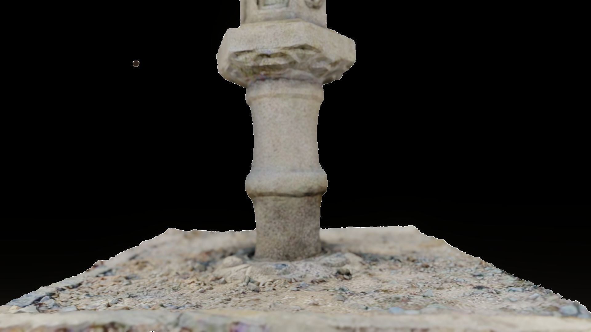 Korean Traditional Stupa SariraTop 3D model_4