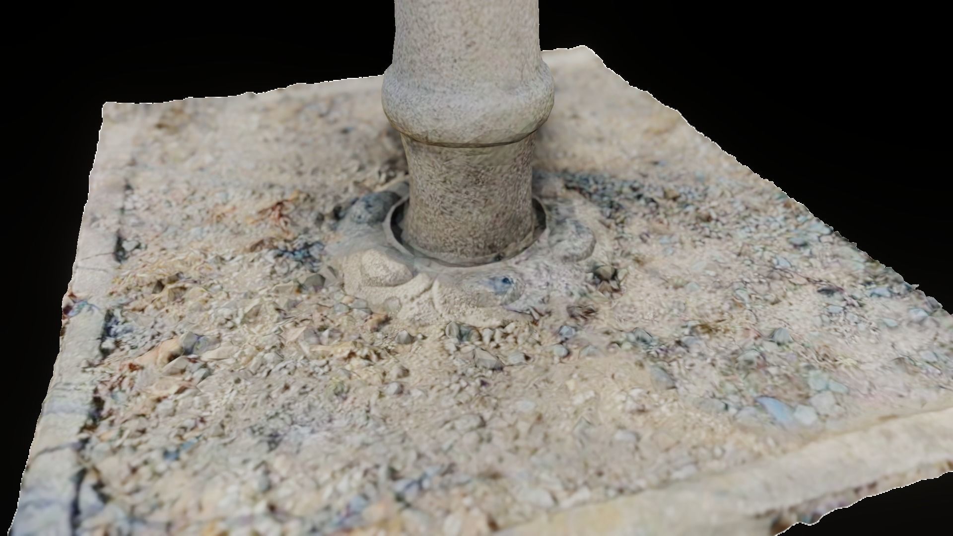 Korean Traditional Stupa SariraTop 3D model_3
