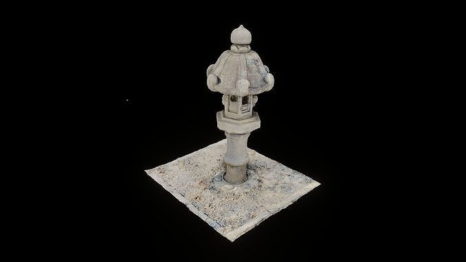 Korean Traditional Stupa SariraTop 3D model