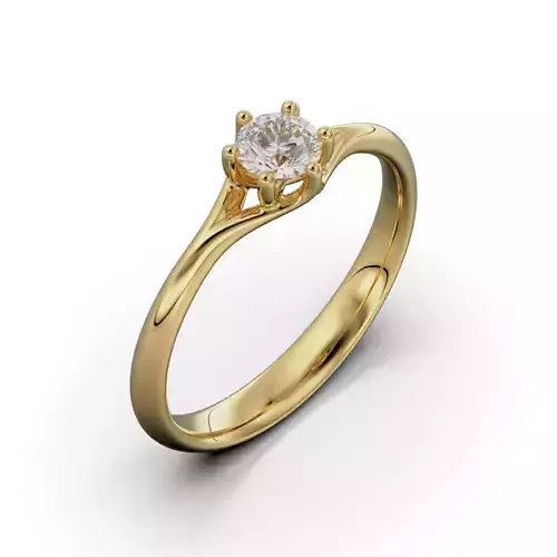 Woman rings  stones center 4mm