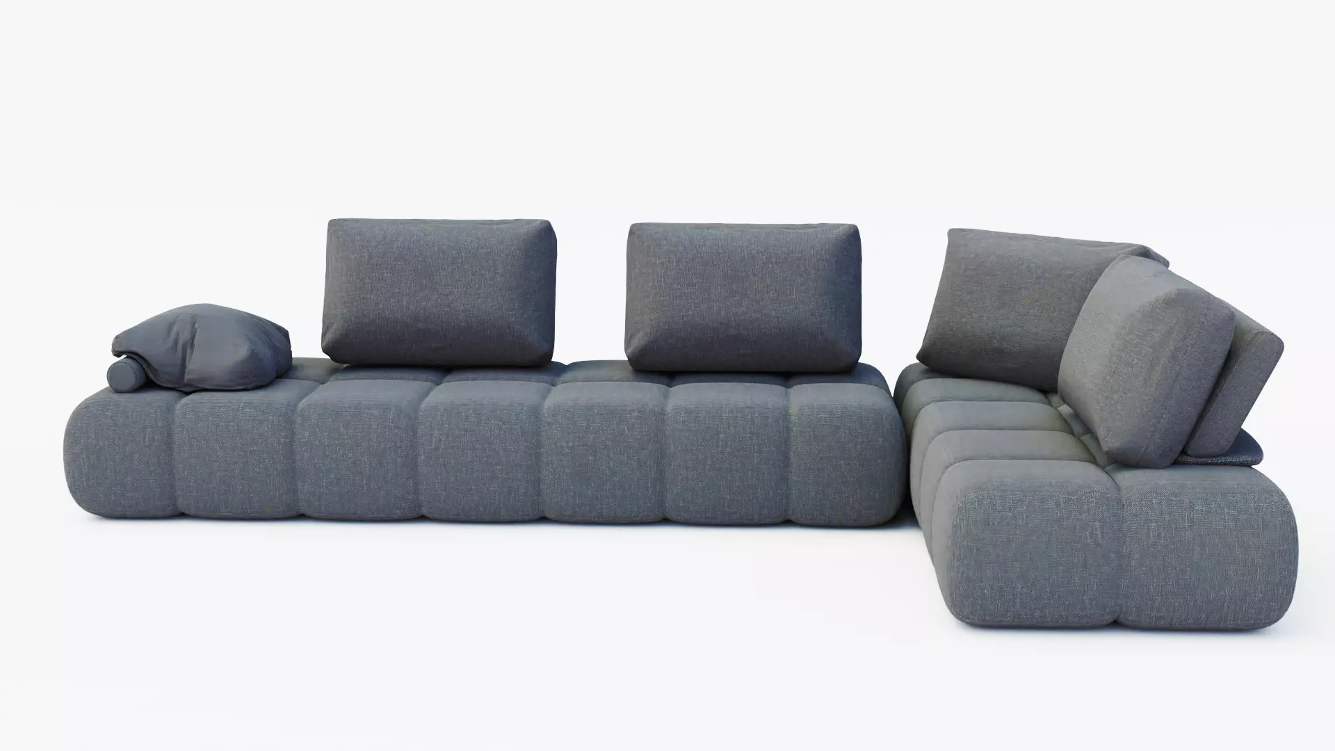 Gracely Polyester Reversible Modular Seating Component Sectional Free 3D model