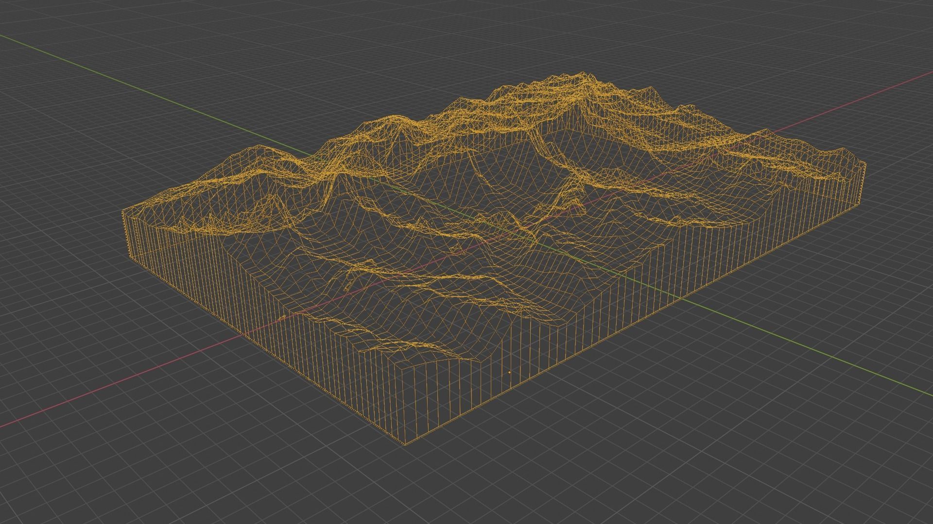 Labuche Kang Mountain Low-poly 3D model_8