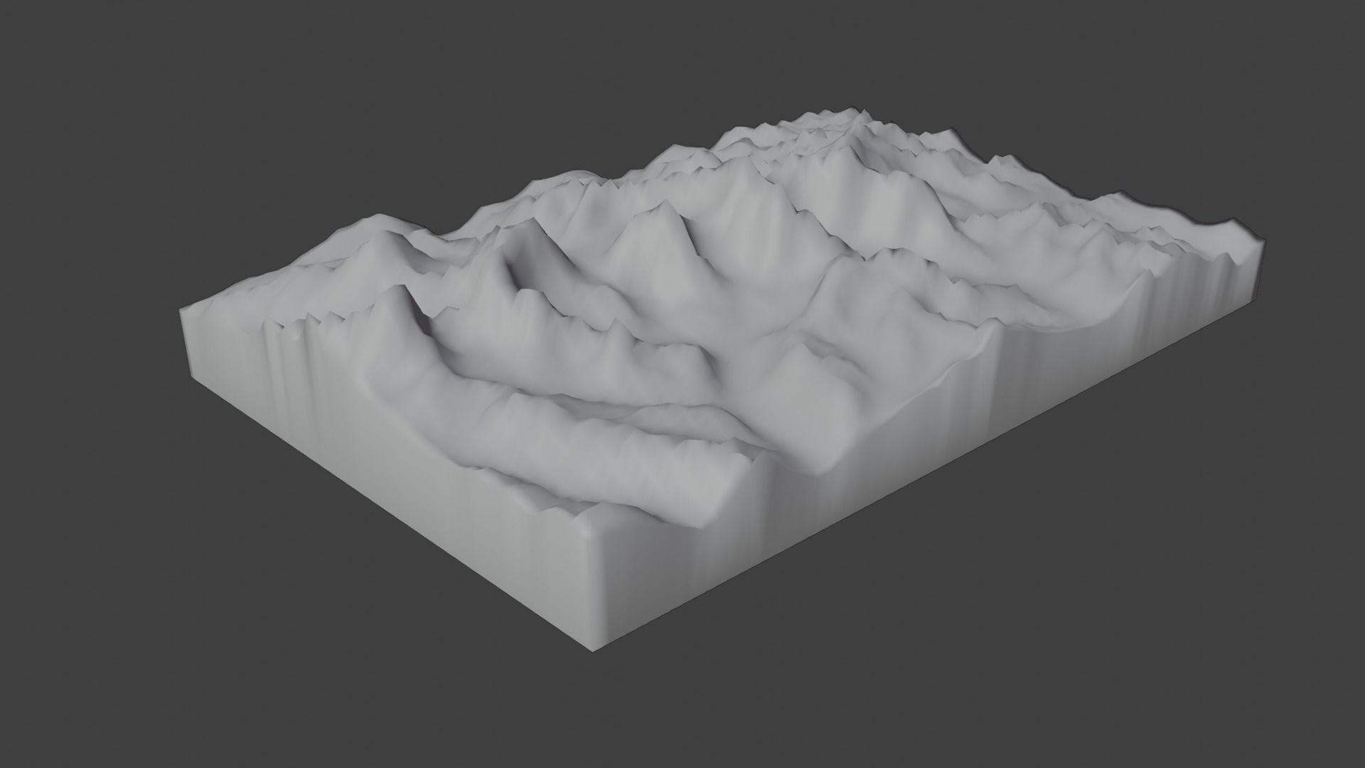 Labuche Kang Mountain Low-poly 3D model_9