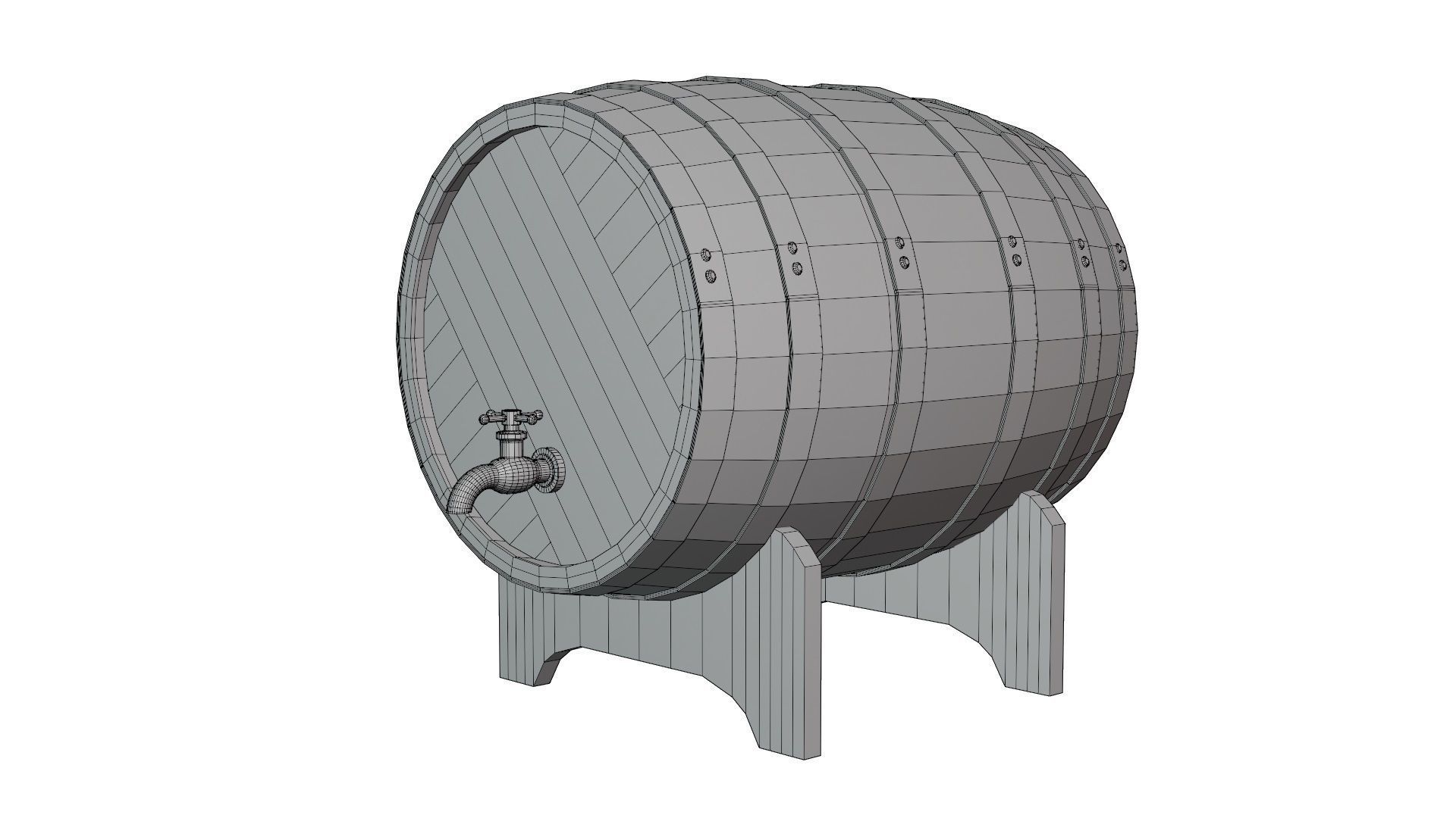 Medieval Tavern 3d Scene 3D model_27