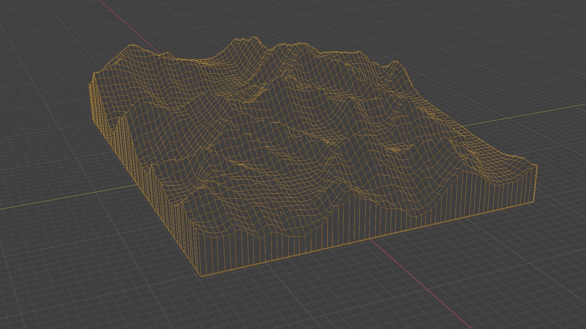 Momhil Sar Mountain Low-poly 3D model_8